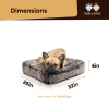 Rectangle Bed  MD -Frosted Willow
