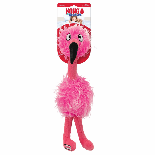 KONG(R) Comfort Jumbo Bird Dog Plush Toy Assorted XL