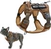 Tactical Dog Harness with Handle, Medium. Desert Camouflage 900D Nylon Tactical Dog Vest Harness