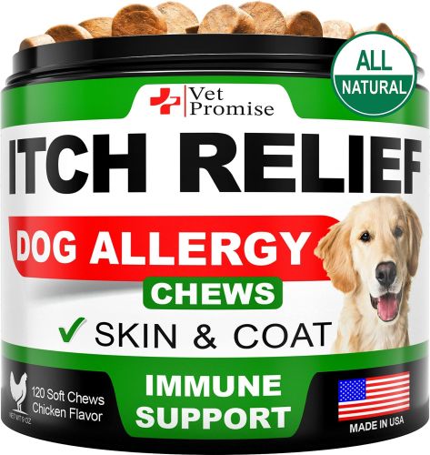 Vet Promise Itch Relief Chicken Flavored Chews 120ct