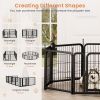 8-Sided Portable Dog Fence/Playpen