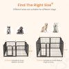 8-Sided Portable Dog Fence/Playpen