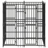 Outdoor Dog Kennel 2-Story & 2-sides