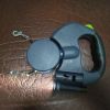 Dogs Leash Traction Rope Retractable Pet Dog Double Lead Leash Dual Dog - 50 Pounds Per Dog with Light