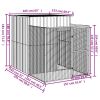 Outdoor Dog House with Kennel