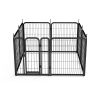 8-Sided Portable Dog Fence/Playpen