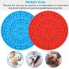 2pcs Dog Lick Pad Pet Shower Grooming Slow Feeder Dog Distraction Mat