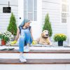 2 In 1 Wireless Electric Waterproof Pet Shock Boundary Containment System Electric Training Collar for Small Medium Large Dogs