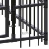 Outdoor Dog Kennel 2-Story & 2-sides