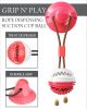 The Pet Life ® 'Grip N' Play' Treat Dispensing Ball Shaped Suction Cup Dog Toy