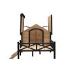 Outdoor Large Wooden Canine Cabin with Front Porch
