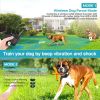 2 In 1 Wireless Electric Waterproof Pet Shock Boundary Containment System Electric Training Collar for Small Medium Large Dogs