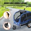 VEVOR 2-in-1 Pet Stroller Bicycle & Bike Trailer, Supports up to 100 lbs