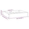 Dog Bed - White *FRAME ONLY* 20" x 17"