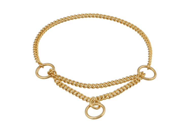 Martingale Show Chain Collar (14in x 1.4 mm)