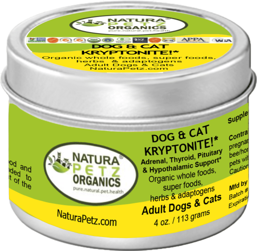 Dog And Cat Kryptonite Meal Topper - Adrenal, Thyroid, Pituitary & Hypothalamic Support* Dog And Cat Kryptonite Meal Topper - Adrenal, Thyroid, Pituitary & Hypothalamic Support*