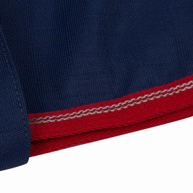 Halo Bonum Dog Jacket with Collar (Color: Navy Peony, size: M)