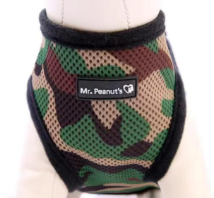 Mr. Peanut's PupTrek Small Dog/Cat Soft Mesh Step In Harness Vest (Color: Camo, size: Xsmall)
