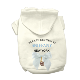 Return to Sniffany Hoodie (Color: Cream, size: X Small)