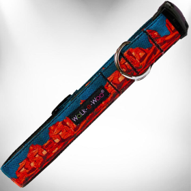 Nature-Lover Collars (Color: Rockin' Red Rocks, size: M 1" width fits 12-18" neck)