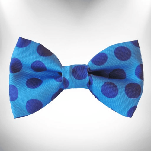 Polka Dot Dog - Monotone Bow Tie