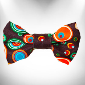 Martini Dog Bow Tie (Color: Chocolate)
