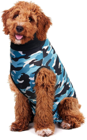 Suitical Dog Recovery Suits (Color: PINK CAMO, size: XXX Small)