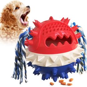 Pet Chew Interactive Treat Releasing Ball (Color: Blue)