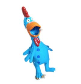 Screaming Chicken Dog Chew Toy (Color: Blue)
