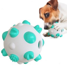 Pet Dog Interactive Chew Ball (Color: Blue)