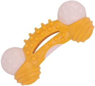 Teeth Cleaning Chew Toy (Color: Yellow)